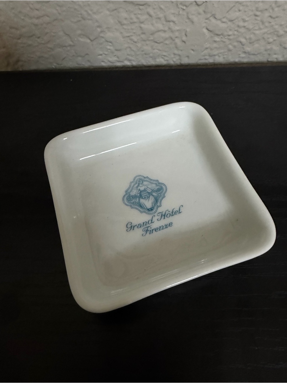 Grand Hotel Firenze - Ceramic Square Dish
